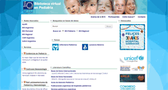 Desktop Screenshot of bvspediatria.org.ar